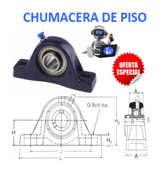 NP-20mm RHP CHUMACERA PISO FLECHA 20mm