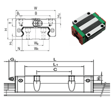 WEH21CAZ0C BLOCK LINEAL HIWING