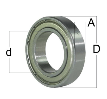 6903-ZZ RODAMIENTO ECONOMIC d=17mm D=30mm A=7mm