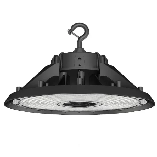 Lámpara LED UFO de 150 vatios para bahía alta | 21700 lúmenes | 5000 K | 277-480 V