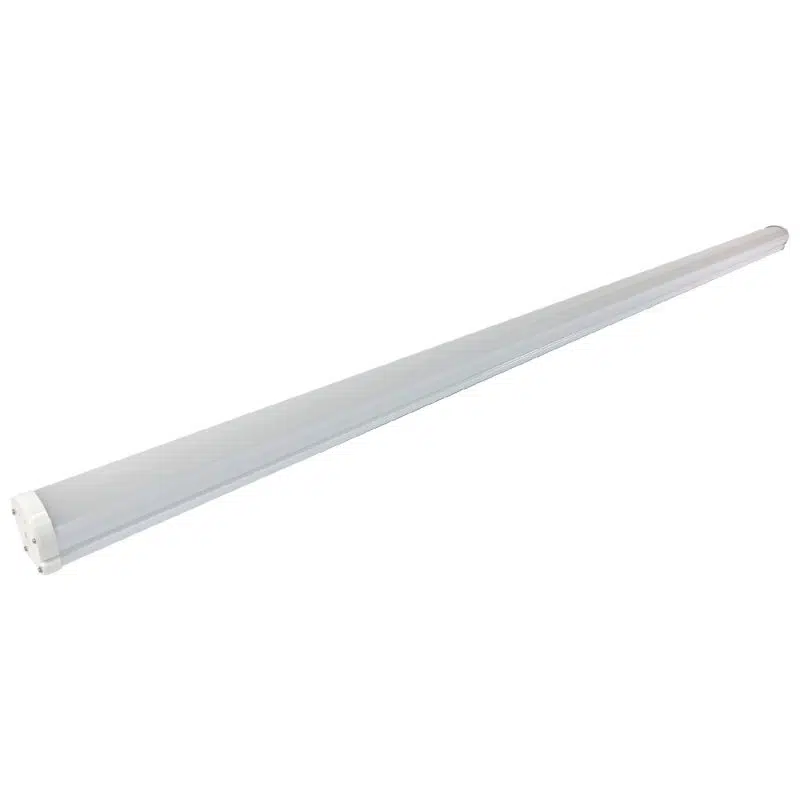 Luz LED hermética ajustable de 64/96/120 vatios | 9258 a 17359 lúmenes | 3500 K/4000 K/5000 K ajustable | 100-277 V | 2,44 m | Batería de respaldo de emergencia opcional