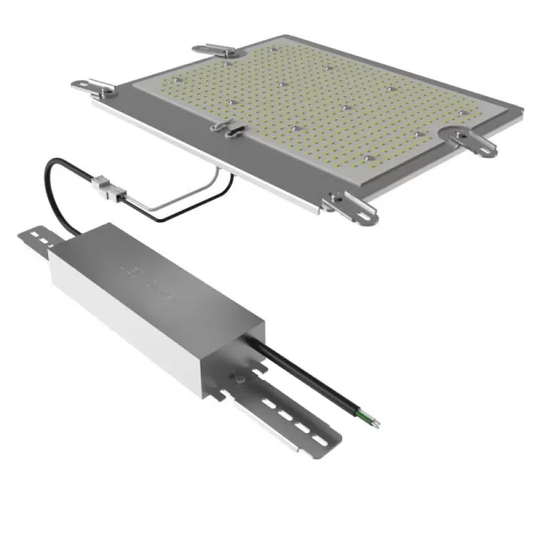 Lámpara LED de estacionamiento de 150 vatios para modernización de cajas de zapatos | 24750 lúmenes | Reemplazo de 400 vatios | 5000 K | 100 V-277 V | para luminarias de 16 pulgadas